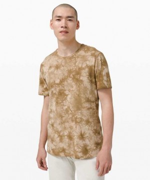 Lululemon 5 Year Basic T-Shirt Earth Dye Erkek Üstler Earth Dye Sand | YNKEVZ-279