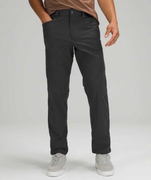 Lululemon ABC Classic-Fit Pant 28" Warpstreme Online Only Erkek Pantolon Obsidian | OXGETZ-098