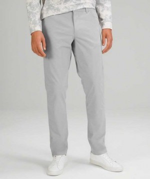 Lululemon ABC Classic-Fit Pant 28" Warpstreme Online Only Erkek Pantolon Gümüş | BNKCVG-792