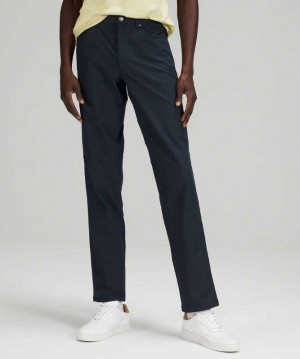 Lululemon ABC Classic-Fit Pant 28" Warpstreme Online Only Erkek Pantolon Lacivert | WTVZRQ-432