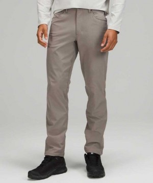 Lululemon ABC Classic-Fit Pant 28" Warpstreme Online Only Erkek Pantolon Carbon Dust | GQMSZD-149