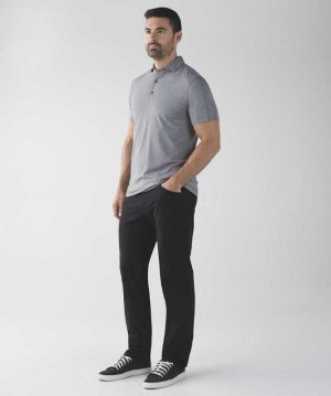 Lululemon ABC Classic-Fit Pant 37" Warpstreme Erkek Pantolon Siyah | OZDVNG-830
