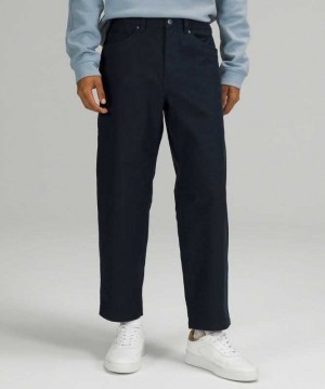Lululemon ABC Crop Pant Relaxed Erkek Pantolon Lacivert | RFQDMA-827