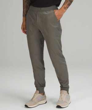 Lululemon ABC Jogger 30" Warpstreme Erkek Pantolon Gri | DQYAIB-437