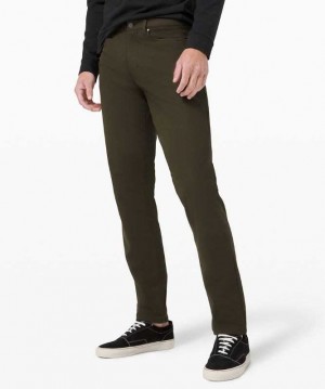 Lululemon ABC Pant Classic 30"L Erkek Pantolon Koyu Zeytin Yeşili | BDMTAU-907