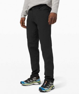 Lululemon ABC Pant Classic 30"L Erkek Pantolon Siyah | YCHOKZ-504