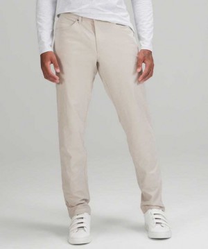 Lululemon ABC Pant Classic 32"L Erkek Pantolon Raw Linen | KWXFRN-132