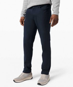 Lululemon ABC Pant Classic 32"L Erkek Pantolon Lacivert | UMRDJN-286