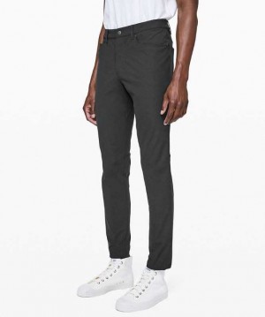 Lululemon ABC Pant Slim 28" Warpstreme Erkek Pantolon Obsidian | LWZDHM-427
