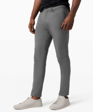 Lululemon ABC Pant Slim 28" Warpstreme Erkek Pantolon Gri | SKXVDP-359