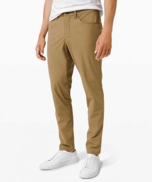 Lululemon ABC Pant Slim 28" Warpstreme Erkek Pantolon Artifact | GPAFTD-705