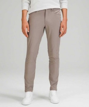 Lululemon ABC Pant Slim 28" Warpstreme Erkek Pantolon Carbon Dust | GTRWVK-205