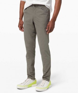 Lululemon ABC Pant Slim 30"L Erkek Pantolon Gri | LXKDUZ-813