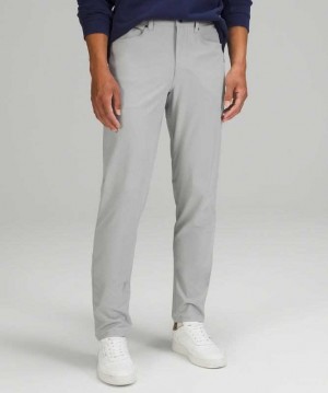 Lululemon ABC Pant Slim 30"L Erkek Pantolon Gümüş | VSFWEG-796