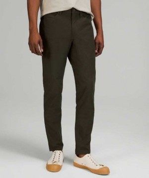 Lululemon ABC Pant Slim 32"L Erkek Pantolon Koyu Zeytin Yeşili | LNMEHO-536