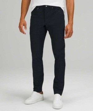Lululemon ABC Pant Slim 32"L Erkek Pantolon Lacivert | OARMKG-873