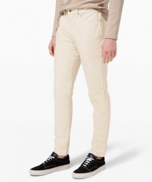 Lululemon ABC Pant Slim 32"L Erkek Pantolon Beyaz | UWYZFK-914
