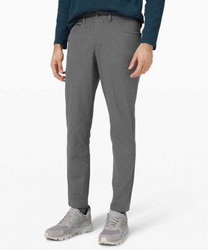 Lululemon ABC Pant Slim 32" Warpstreme Erkek Pantolon Gri | AUFREM-504