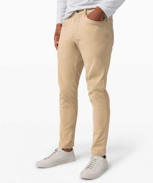 Lululemon ABC Pant Slim 32" Warpstreme Erkek Pantolon Trench | ROEAUQ-687