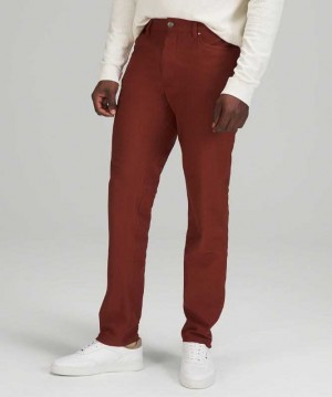 Lululemon ABC Pant Slim 34"L Cord Erkek Pantolon Kahverengi | FLMIJY-142