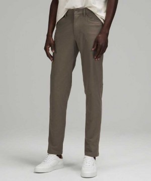 Lululemon ABC Pant Slim 34"L Erkek Pantolon Carbon Dust | BEGKNC-246