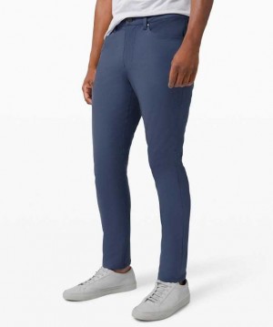 Lululemon ABC Pant Slim 34"L Erkek Pantolon Mavi | NFVQGO-246