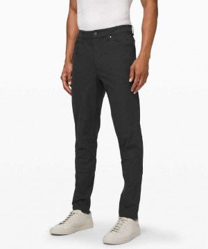 Lululemon ABC Pant Slim 37"L Erkek Pantolon Obsidian | QXBLEF-618