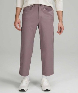 Lululemon ABC Relaxed-Fit Crop Pant Cord Erkek Pantolon Lunar Rock | LRCXDQ-714