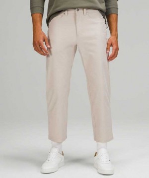 Lululemon ABC Relaxed-Fit Crop Pant Utilitech Erkek Pantolon Gri | DFIATL-701