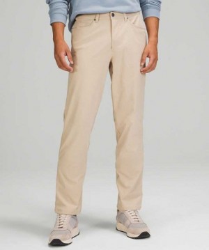 Lululemon ABC Relaxed-Fit Pant 34" Warpstreme Erkek Pantolon Trench | UYZMRT-706