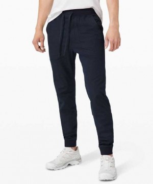 Lululemon ABC Skinny-Fit Jogger Warpstreme Online Only Erkek Pantolon Lacivert | KCPUAW-534