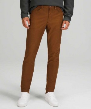 Lululemon ABC Skinny-Fit Pant 32" Utilitech Erkek Pantolon Bakır Kahverengi | GQJEWC-570