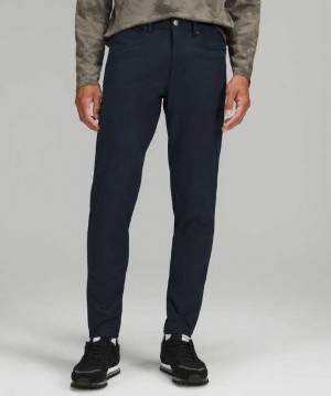 Lululemon ABC Skinny-Fit Pant 32" Warpstreme Online Only Erkek Pantolon Lacivert | MEJVDI-164