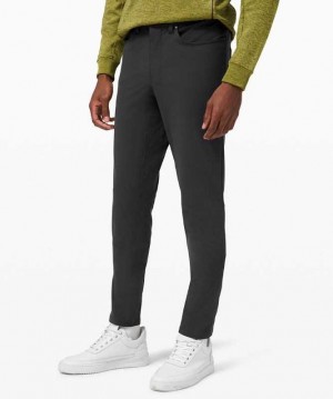 Lululemon ABC Skinny-Fit Pant 32" Warpstreme Online Only Erkek Pantolon Obsidian | MOZVTX-641