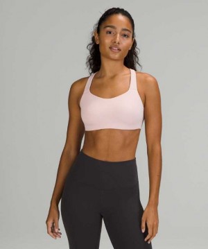 Lululemon Adapt and Align Light Support, C–E Cups Kadın Spor Sütyeni Pembe | JWDTHU-796