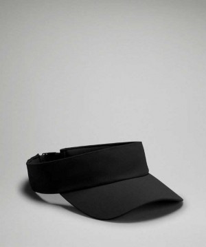Lululemon Adjustable Sweat Visor Şapkalar Siyah | JLVFBG-392