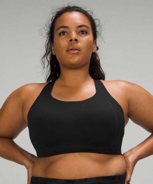 Lululemon AirSupport High Support, C–DDD Cups Kadın Spor Sütyeni Siyah Gri | JICFMU-842