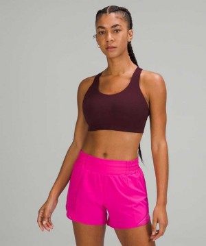 Lululemon AirSupport High Support, C–DDD Cups Kadın Spor Sütyeni Kırmızı | PKQMBE-085