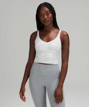 Lululemon Align™ Cropped Kadın Üstler Camo Beyaz | GATRVO-296