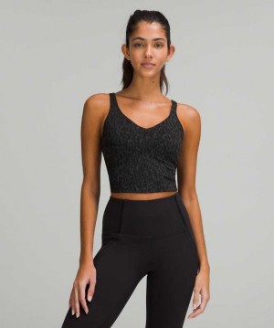 Lululemon Align™ Cropped Kadın Üstler Leopar Camo Koyu | SZVJRC-487