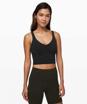 Lululemon Align™ Cropped Kadın Üstler Siyah | TCFJRU-857