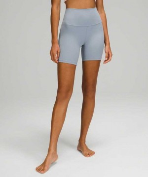 Lululemon Align HR 6" Kadın Şort Chambray | UBZIOW-476