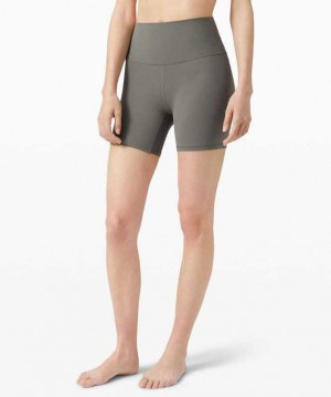 Lululemon Align HR 6" Kadın Şort Gri | EKWNQY-928