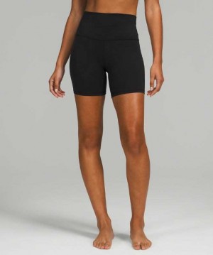 Lululemon Align HR 6" Kadın Şort Siyah | UFKVBW-462