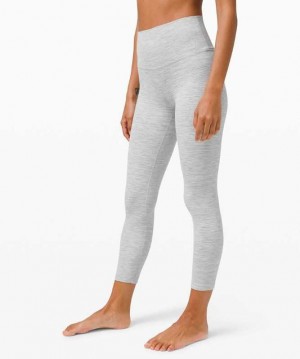 Lululemon Align HR Crop 23" Kadın Tayt Wee Are From Space Nimbus Battleship | NYXBIM-859