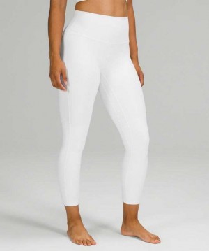 Lululemon Align HR Pant 25" Kadın Tayt Beyaz | HRAZFB-524