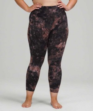 Lululemon Align HR Pant 25" Kadın Tayt Gri Pembe | CZGYUX-320