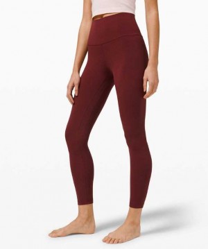 Lululemon Align HR Pant 25" Kadın Tayt Kırmızı | NZPEUC-308