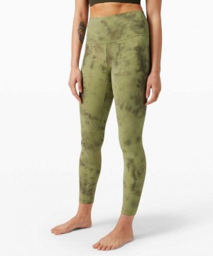 Lululemon Align HR Pant 25" Kadın Tayt Yeşil Zeytin Yeşili | PMECRW-017