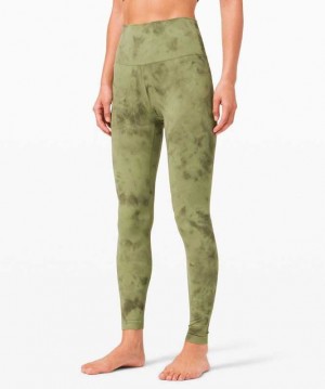 Lululemon Align HR Pant 28" Kadın Tayt Yeşil Zeytin Yeşili | JHMPUE-698